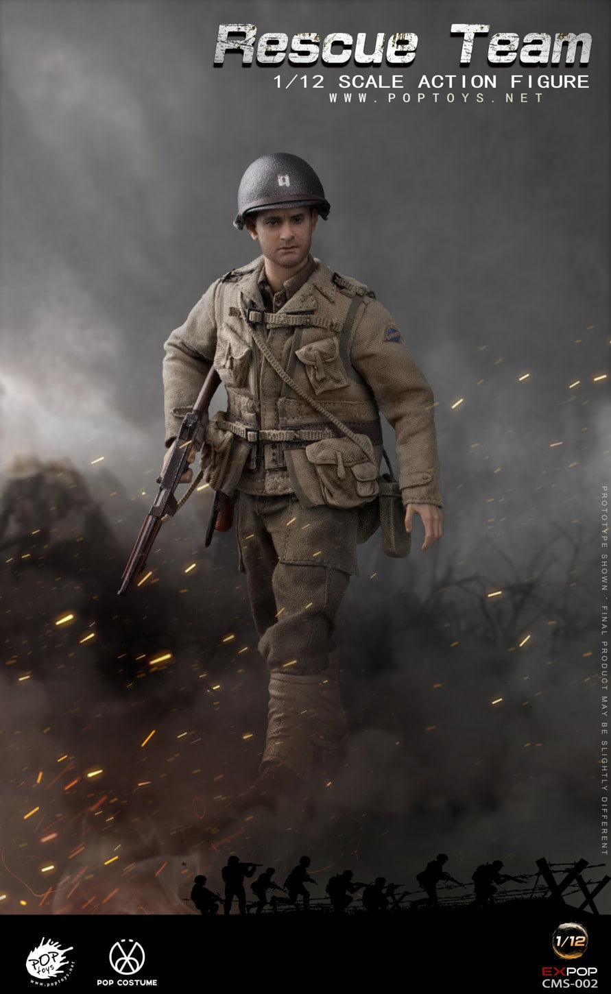 POPTOYS 1/12 WWII US Capitán