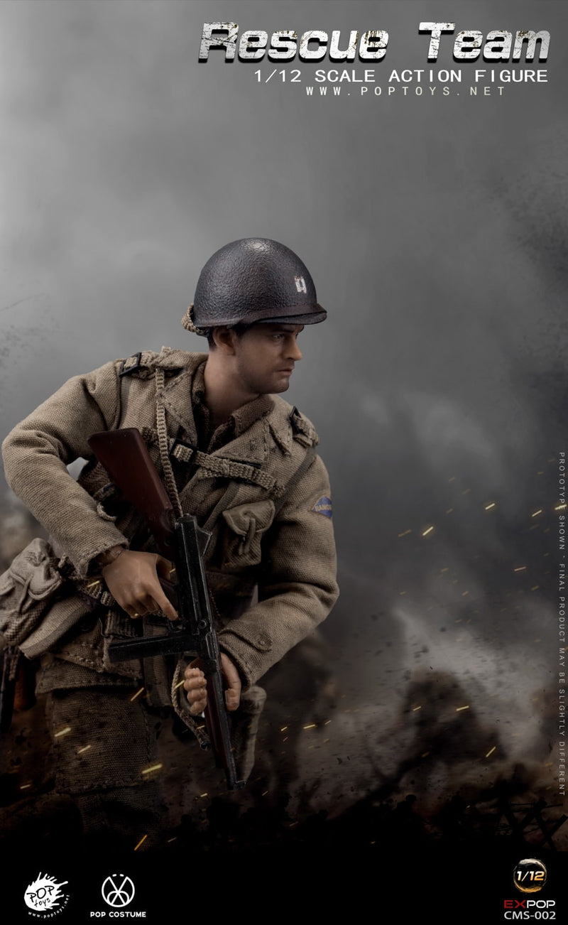 POPTOYS 1/12 WWII US Capitán