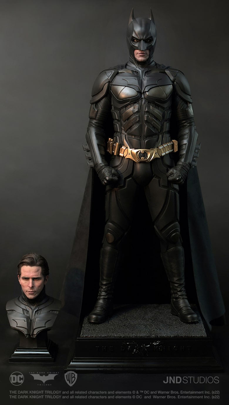 JND Studios Batman The Dark Knight 1/3 Scale Hyperreal Movie Statue