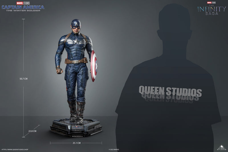 Queen Studios 1/4 Statue Captain America The Winter Soldier: Captain America