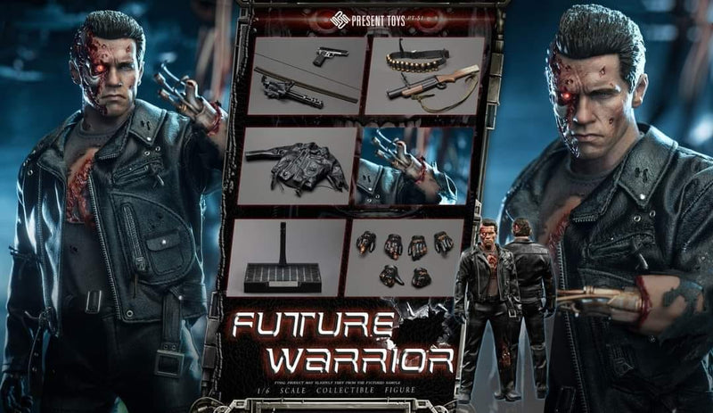 Present Toys SP51 1/6 Damaged Future Warrior Deluxe Version