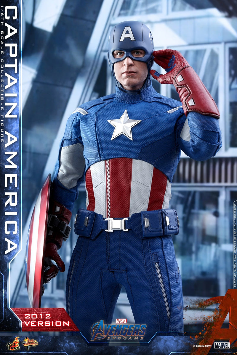 Hot Toys 1/6 Avengers Endgame Capitán América 2012 Version