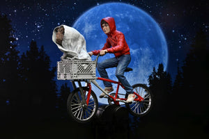 E.T. 40TH ANNIVERSARY ELLIOT & E.T. ON BICYCLE ACTION FIGURE