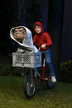 E.T. 40TH ANNIVERSARY ELLIOT & E.T. ON BICYCLE ACTION FIGURE