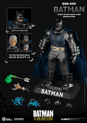DC Comicsl Figura Dynamic 8ction Heroes 1/9 Batman Armored Dark Knight Returns 21 cm