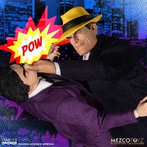 Mezco Toyz 1/12 Collection Dick Tracy VS Flattop Boxset 16 cm