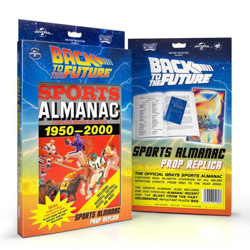 Doctor Collector Back To The Future Replica Sports Almanac