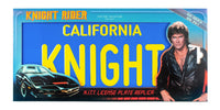 Doctor Collector Knight Rider License Plate Replica
