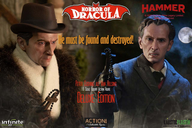 Kaustic Plastik 1/6 Action Figure Horror Of Dracula Van Helsing Deluxe Version