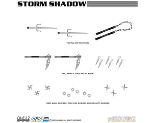 Mezco Gi Joe 1/12 Storm Shadow Action Figure 16 cm
