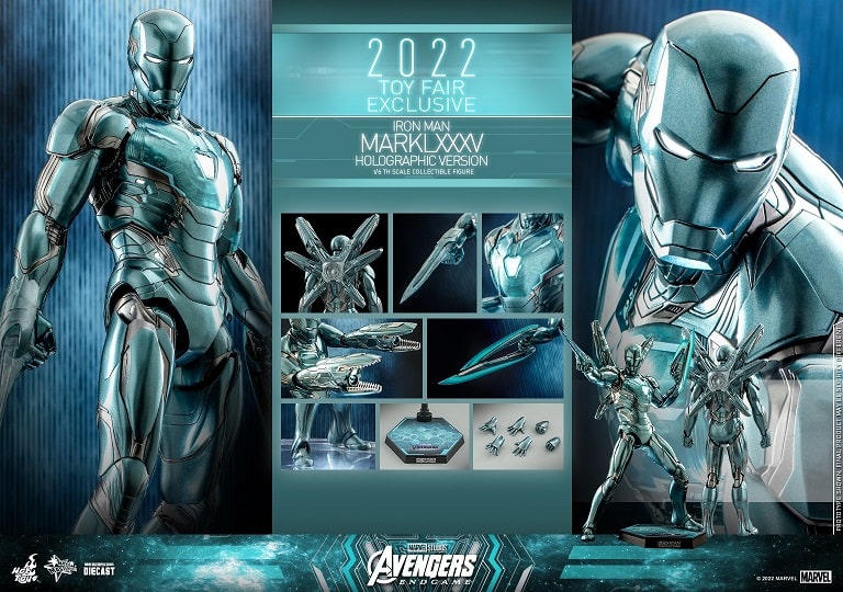 HOT TOYS MMS646D45 1/6 IRON MAN MARKLXXXV 2022 TOY FAIR EXCLUSIVE