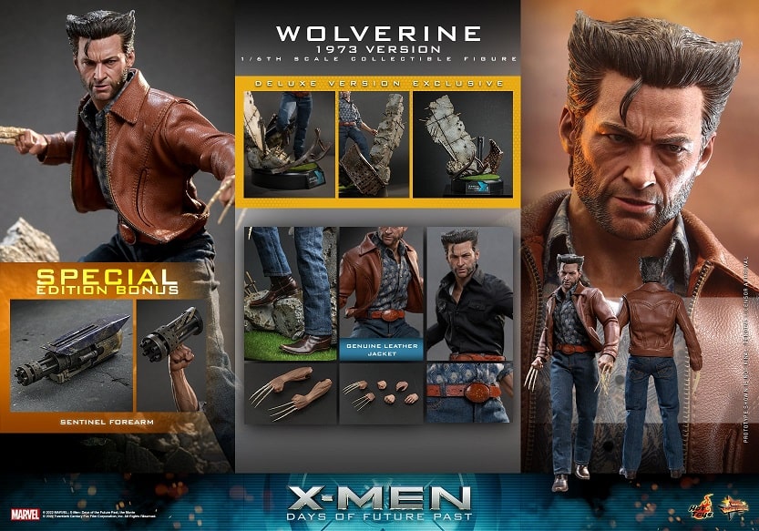 HOT TOYS MMS660-S 1/6 X-MEN DAYS OF FUTURE PAST WOLVERINE 1973 VERSION DELUXE VERSION Special Version