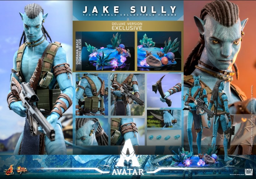 HOT TOYS MMS684 1/6 AVATAR JAKE SULLY DELUXE VERSION