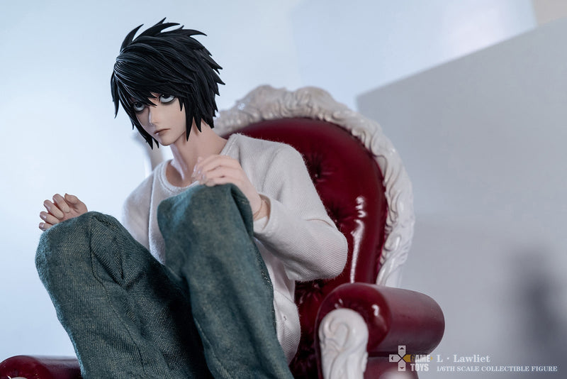 GAMETOYS GT-007UP 1/6 L. Lawliet (Half Body Silicone Body Version) DN