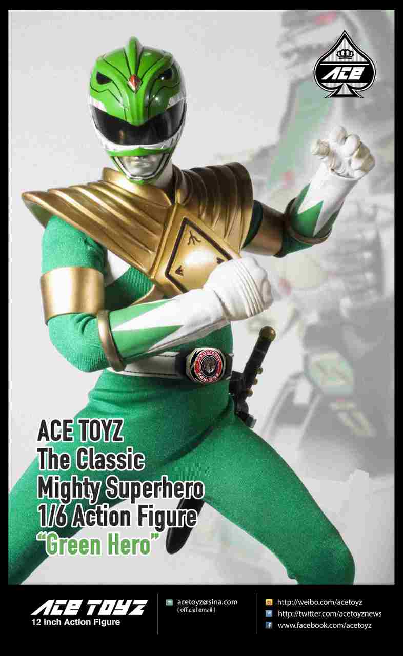 Ace Toyz 1/6 Power Ranger Verde