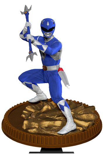 Mighty Morphin Power Rangers Estatua PVC Blue Ranger 23 cm