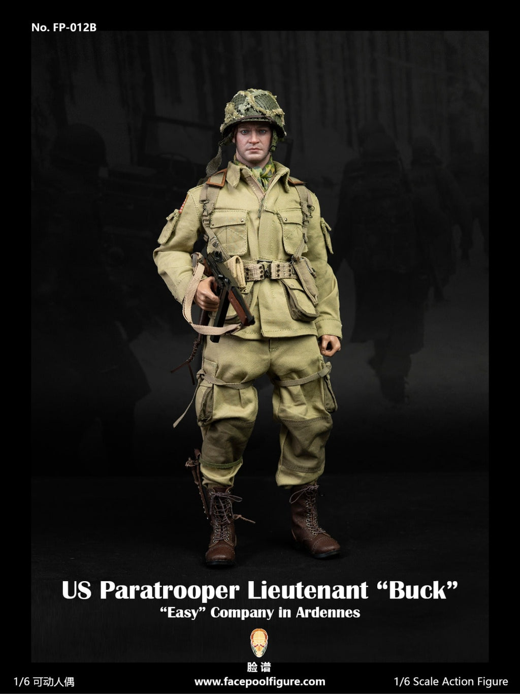 Facepoolfigure FP-012B 1/6 US Paratrooper Lieutenant “Buck” Jumper Uniform
