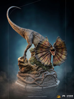 Jurassic World Dominion Estatua 1/10 Art Scale Dilophosaurus 13 cm