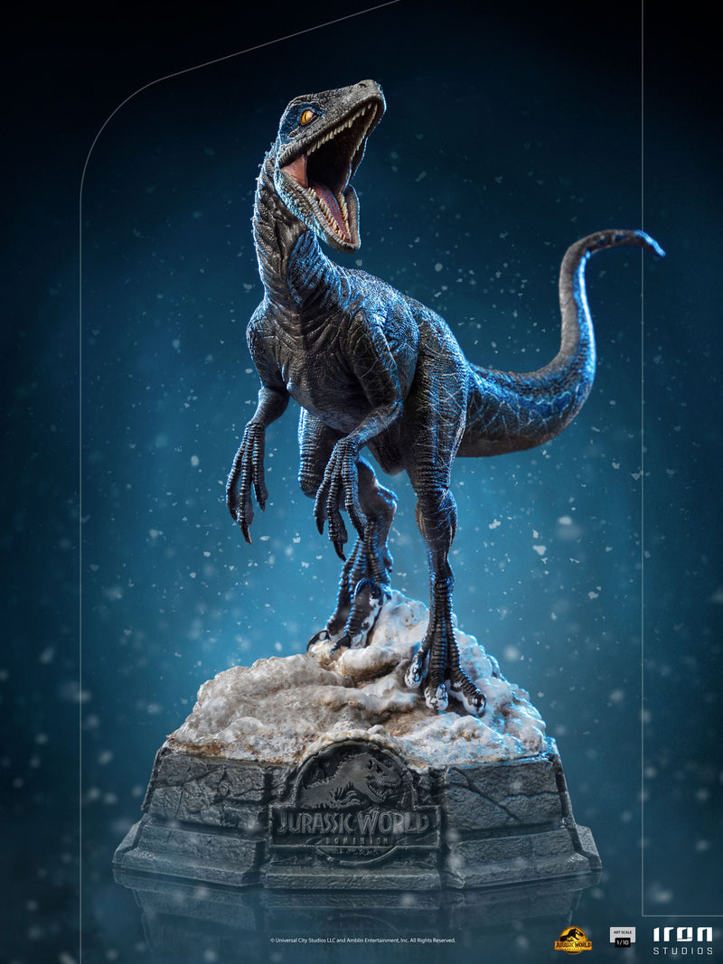 Jurassic World Dominion Estatua 1/10 Art Scale Blue 19 cm