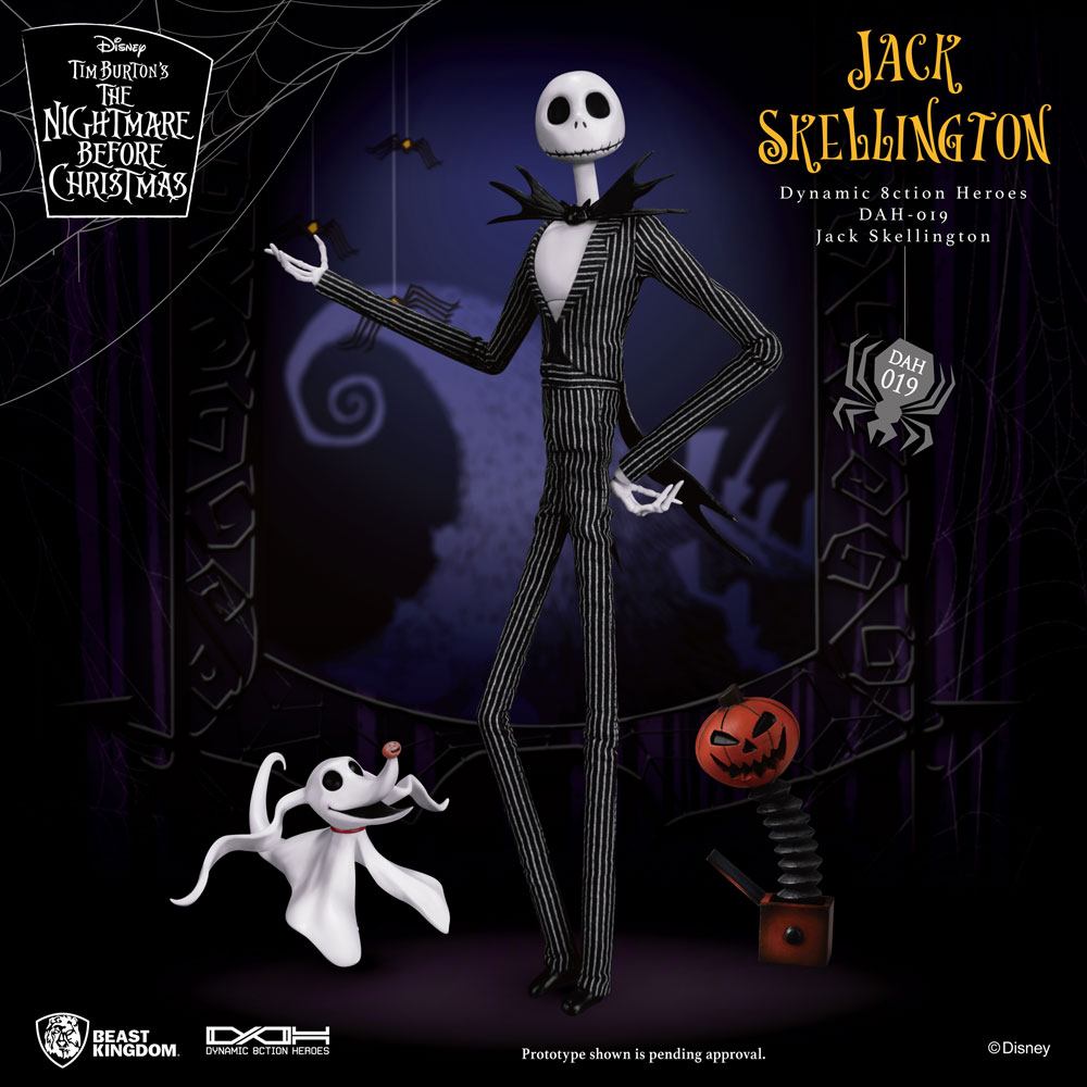 Pesadilla antes de Navidad Figura Dynamic Action Heroes 1/9 Jack Skellington 21 cm