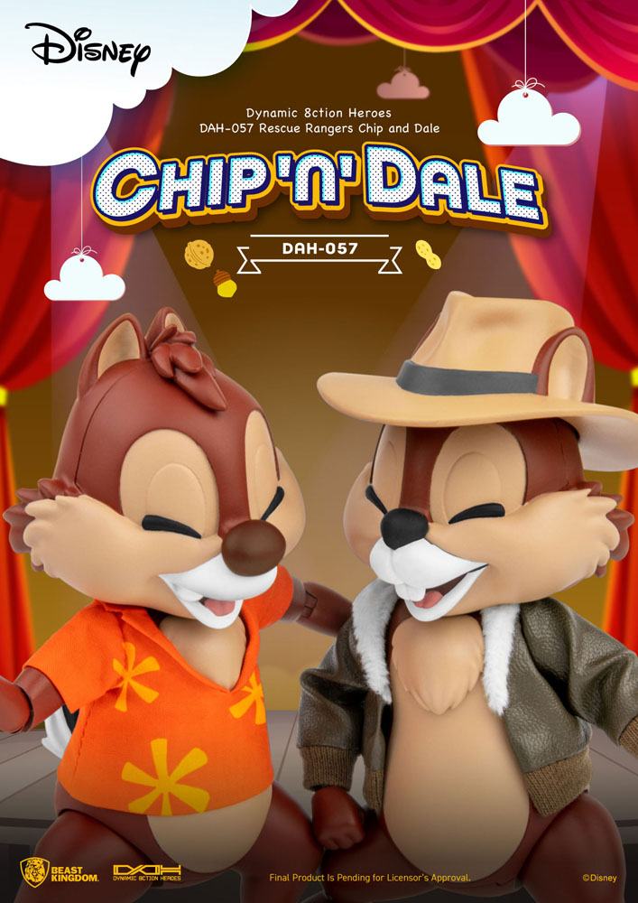 Chip y Chop: Guardianes rescatadores Figura Dynamic 8ction Heroes 1/9 Chip & Dale 10 cm