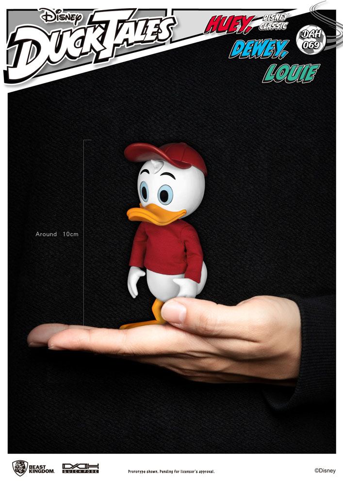 DuckTales Pack de 3 Figuras Dynamic 8ction Heroes Huey, Dewey & Louie 10 cm