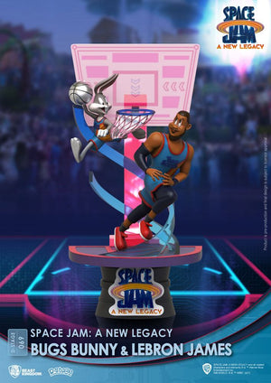 Space Jam: A New Legacy Diorama PVC D-Stage Bugs Bunny & Lebron James New Version 15 cm