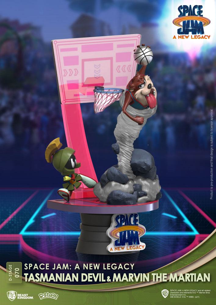 Space Jam: A New Legacy Diorama PVC D-Stage Tasmanian Devil & Marvin The Martian New Version 15 cm