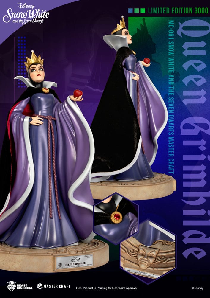 Beast Kingdom Disney Snow White and the Seven Dwarfs Estatua Master Craft Queen Grimhilde 41 cm