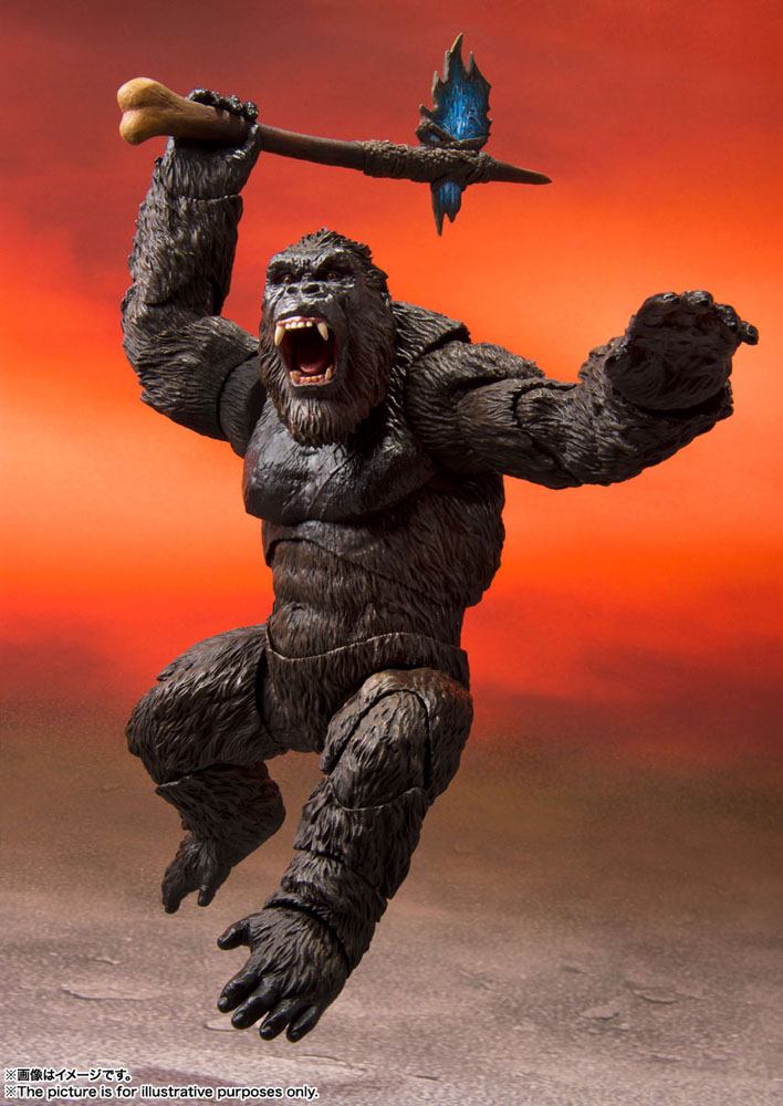 Godzilla vs. Kong 2021 Figura S.H. MonsterArts Kong 15 cm