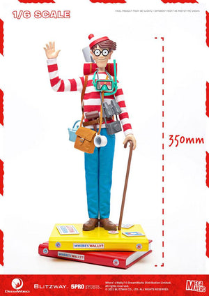 ¿Dónde está Wally? Figura 1/6 Mega Hero Wally 34 cm