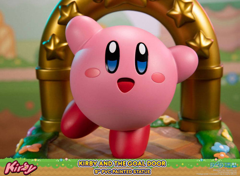 Kirby Estatua PVC Kirby and the Goal Door 24 cm