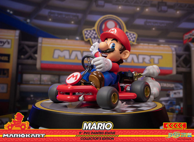 First 4 Figures Mario Kart Estatua PVC Mario Collector's Edition 22 cm