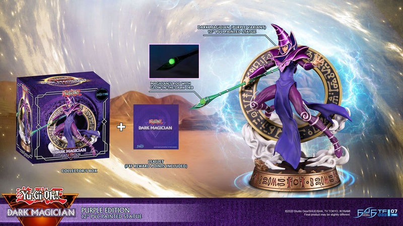 Yu-Gi-Oh! Estatua PVC Dark Magician Purple Version 29 cm