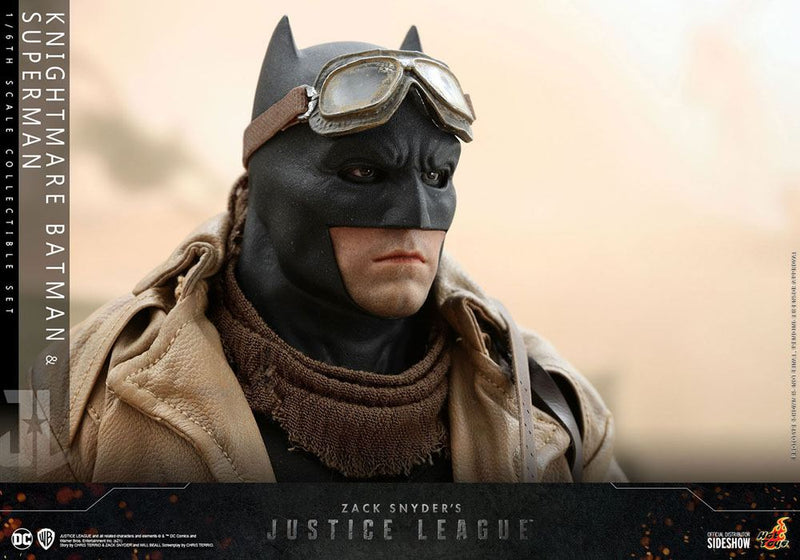 Hot Toys 1/6 Zack Snyder's Justice League Knightmare Batman and Superman Collectible Set