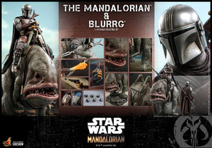 Hot Toys 1/6 Star Wars The Mandalorian: Mandalorian & Blurrg Collectible Set