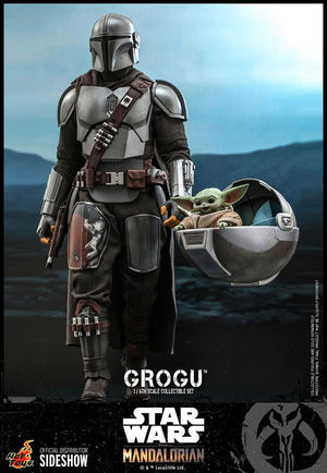 Hot Toys 1/6 Star Wars The Mandalorian: Grogu Collectible Set