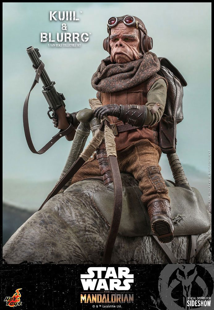 Hot Toys 1/6 Star Wars The Mandalorian: Kuiil & Blurrg Collectible Set