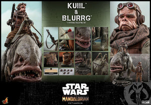 Hot Toys 1/6 Star Wars The Mandalorian: Kuiil & Blurrg Collectible Set