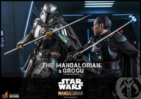 Hot Toys 1/6 Star Wars The Mandalorian: The Mandalorian And Grogu Collectible Set
