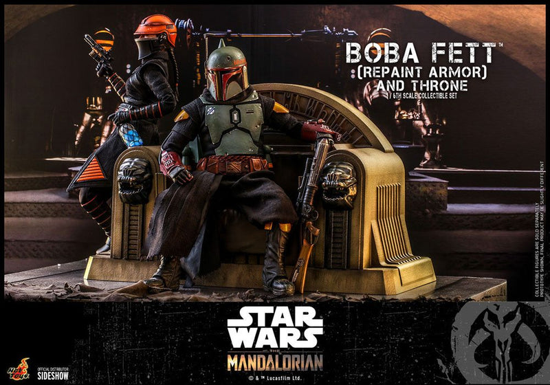 Hot Toys 1/6 Star Wars The Mandalorian: Boba Fett Repaint Armor and Throne