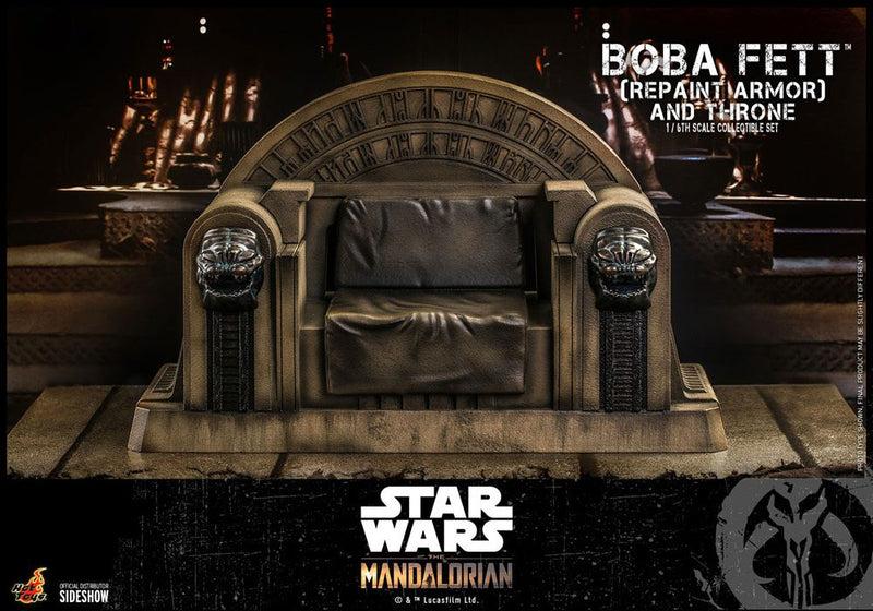 Hot Toys 1/6 Star Wars The Mandalorian: Boba Fett Repaint Armor and Throne