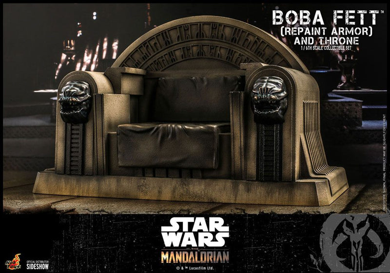 Hot Toys 1/6 Star Wars The Mandalorian: Boba Fett Repaint Armor and Throne