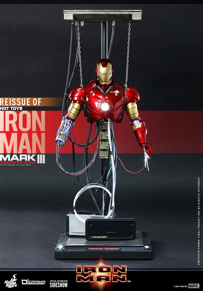 Hot Toys 1/6 Iron Man Mark III Construction Version