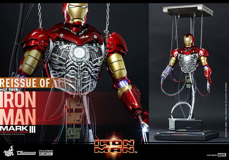 Hot Toys 1/6 Iron Man Mark III Construction Version