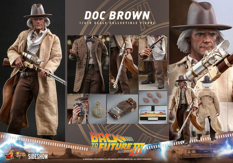 Pack Hot Toys 1/6 Back to the Future Part III: Marty McFly & Doc Brown