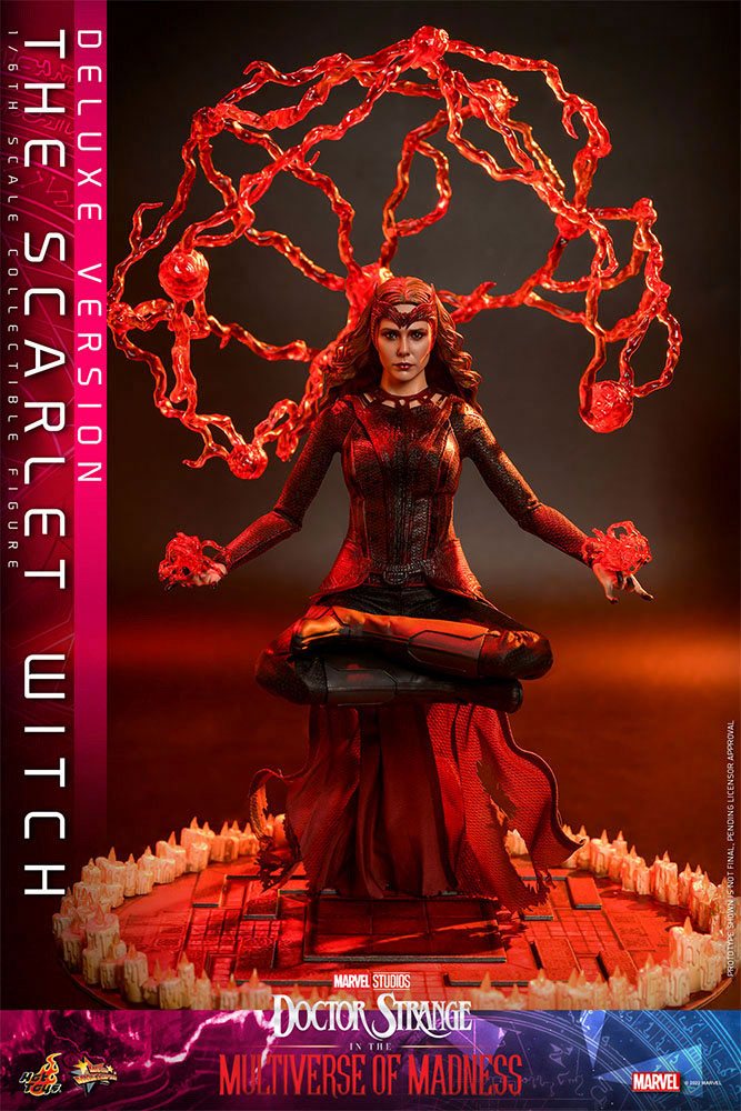 Hot Toys MMS653 1/6 Doctor Strange Multiverse Of Madness: The Scarlet Witch Deluxe Version