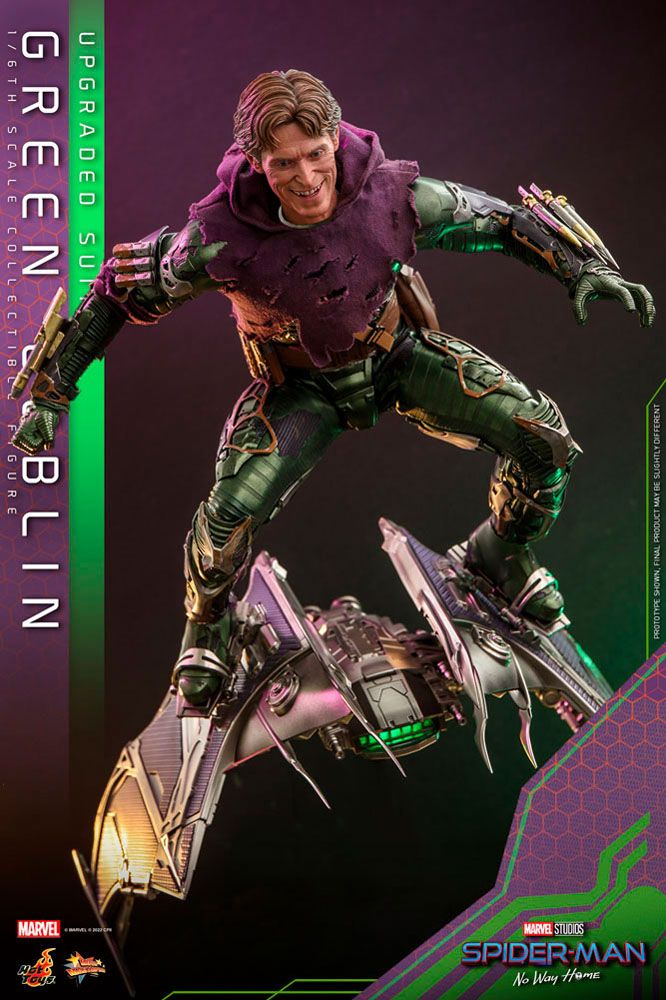 HOT TOYS MMS674 1/6 SPIDERMAN NO WAY HOME GREEN GOBLIN UPGRADED SUIT