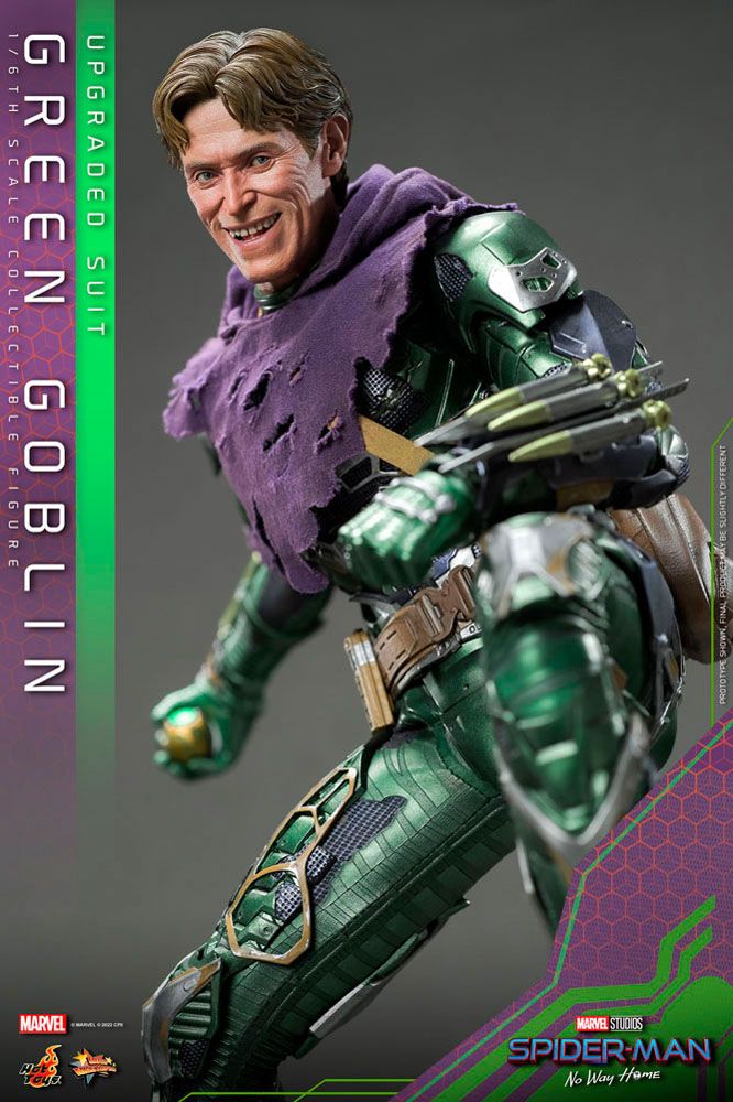 HOT TOYS MMS674 1/6 SPIDERMAN NO WAY HOME GREEN GOBLIN UPGRADED SUIT