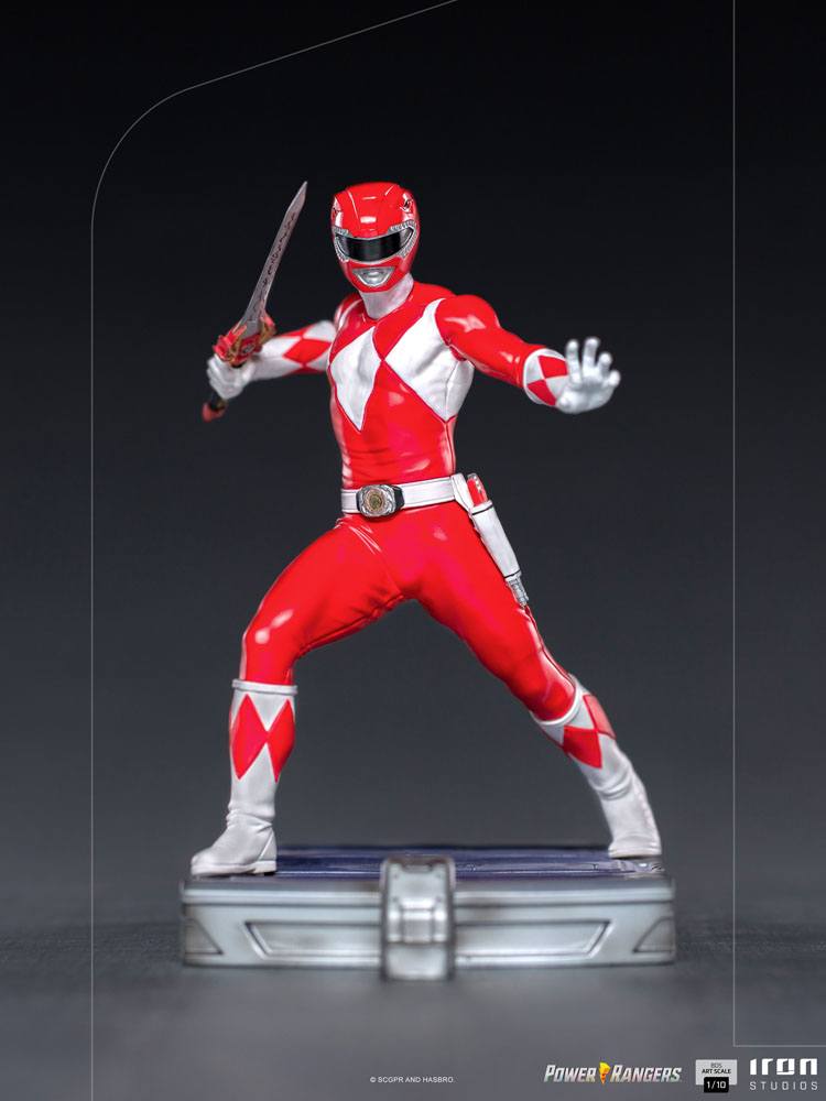 Power Rangers Estatua 1/10 BDS Art Scale Red Ranger 17 cm